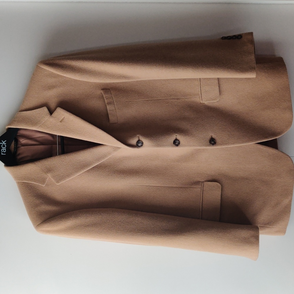Jos. A Bank 42R 100% Wool Camel Hair "Mitchell" Sport Coat Blazer Jacket
